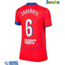 Paris Saint-Germain Illia Zabarnyi #6 Rezervni Dres za Ženska 2025-26 Kratak Rukav